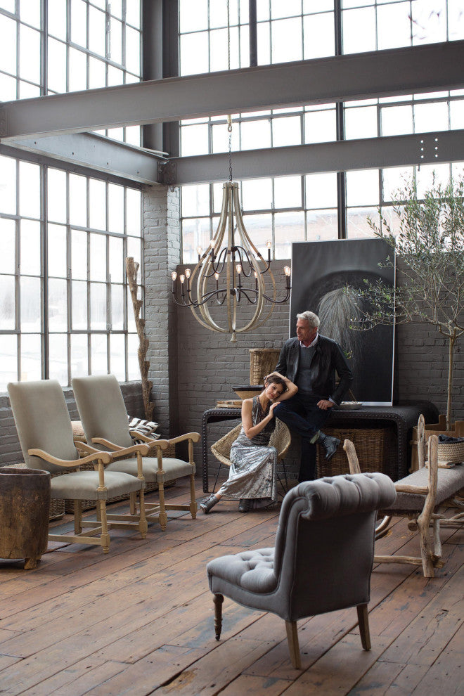 Fredrick Ramond Middlefield Large Open Frame Two Tier, Iron Rust*