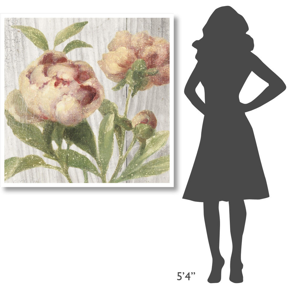 "Scented Cottage Florals I Crop" Digital Paper Print by Danhui Nai, 42"x42"