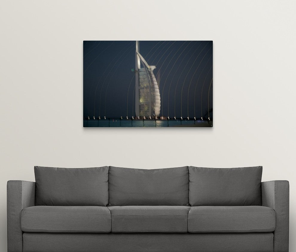 "Arabian Lights" Wrapped Canvas Art Print, 48"x32"x1.5"