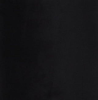 Opal Black Velvet Ottoman -Gold Base - Black