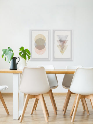 The Luminous Shapes Diptych, 24"x18"