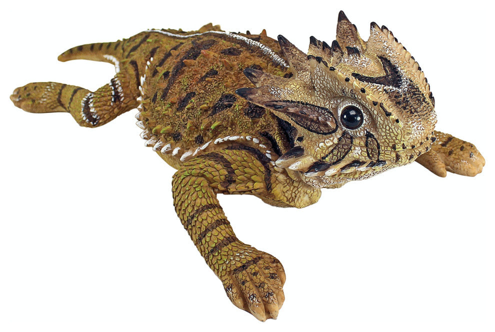 Horned Toad Lizard Statue