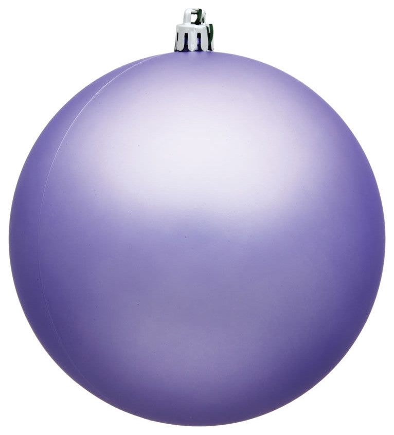Vickerman N592086Dmv 8" Lavender Matte Ball Ornament