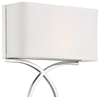 Brinkley 2 Light Wall Mount in Polished Nickel