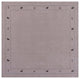 6' Square Persian Gabbeh Hand Knotted Rug - Q15236