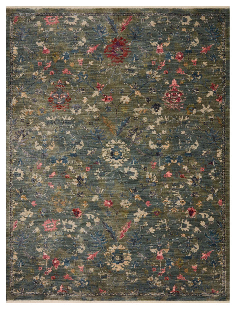 Giada GIA-06 Area Rug, Lagoon/Multi, 9'x12'