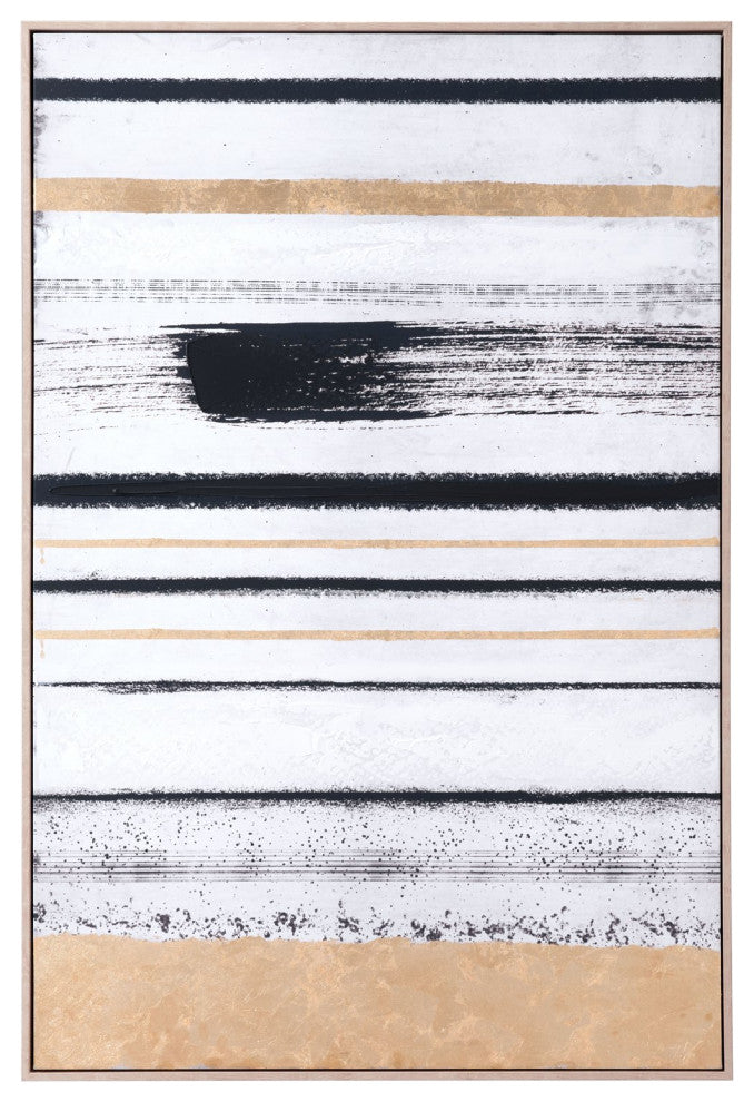 Wall Art, Canvas, Black, Gold, Living Lounge Cafe Room Hotel Lobby Hospitality