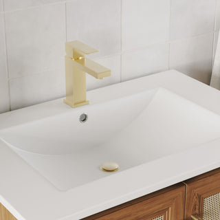 Hanalei Bathroom Vanity, Oak, 24", Single Sink, Freestanding