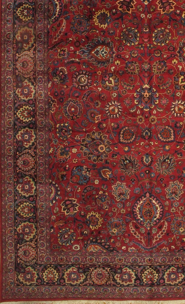 Pasargad DC Persian Mashad Hand Knotted Rug, 10'2"x16'8"