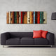 "Rustic Flow 1" Primo Mixed Media Hand Painted 3D Wall Sculpture Metal Wall Art