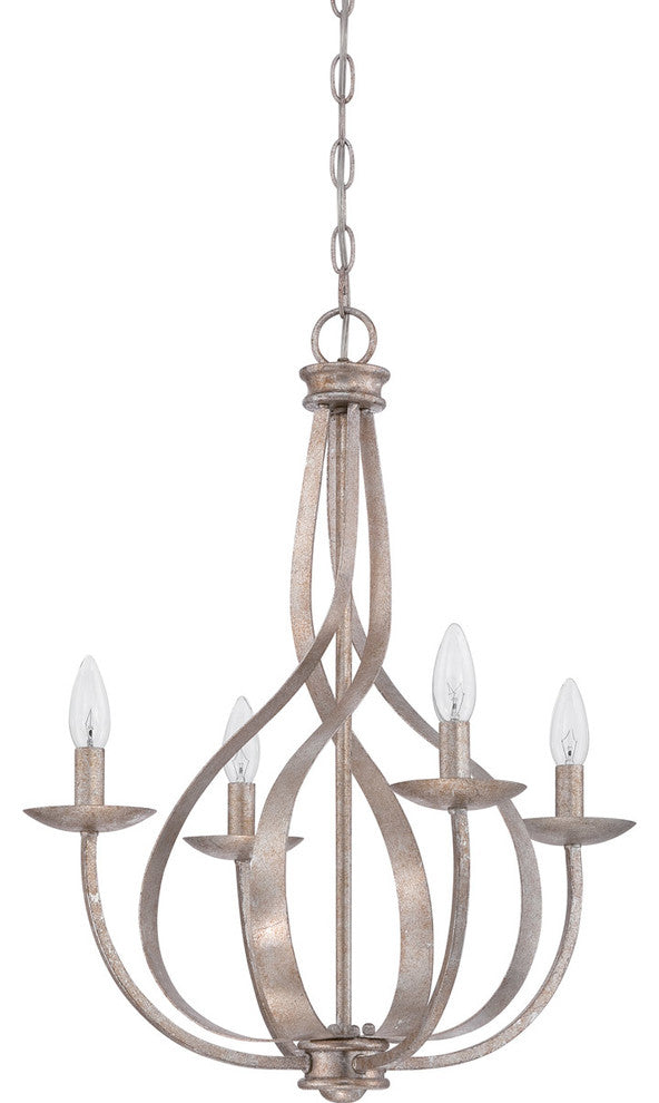 Quoizel SER5004IF Four Light Chandelier Serenity Italian Fresco