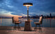 Sunjoy 45,000 BTU Black Steel Frame Outdoor Patio Standing Propane Heater