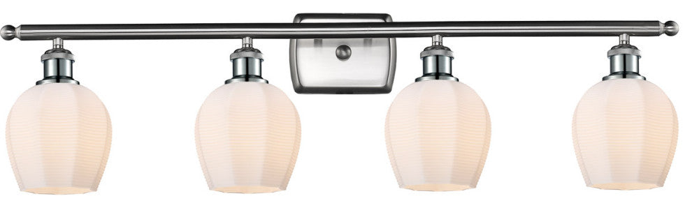 Innovations 516-4W-SN-G461-6-LED 4 Light Bath Vanity Light, Brushed Satin Nickel
