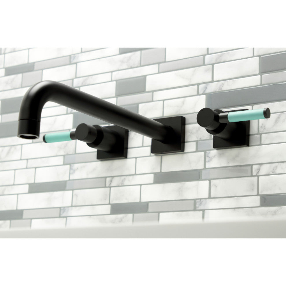 KS6050DKL Wall Mount Tub Faucet, Matte Black