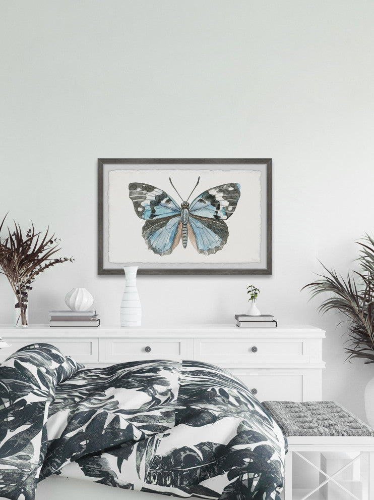 "Wild Butterfly" Framed Painting Print