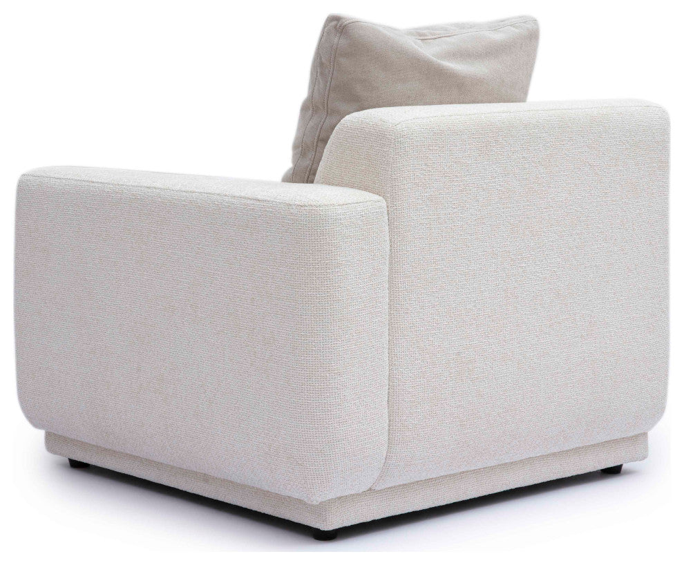 Perry Chenille Modular Corner Chair, Raf