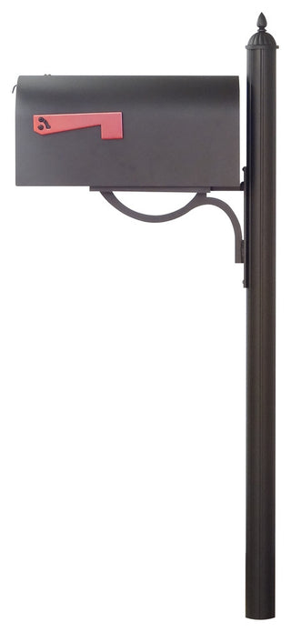 Titan Aluminum Curbside Mailbox and Richland Mailbox Post