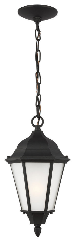 Bakersville 1-Light Outdoor Pendant, Black