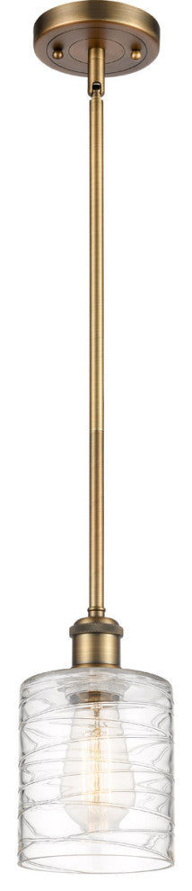 Innovations 516-1S-BB-G1113-LED 1-Light Mini Pendant, Brushed Brass