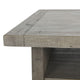 Stonebridge Square Coffee Table Distressed Grey by Kosas Home