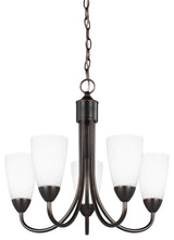 Seville 5-Light Chandelier, Burnt Sienna