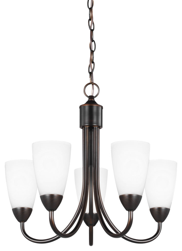 Seville 5-Light Chandelier, Burnt Sienna