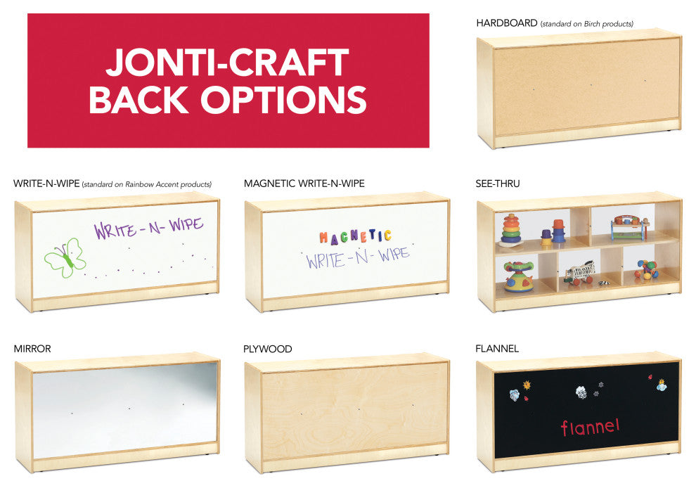 Rainbow Accents Super-Sized Single Mobile Storage Unit - Blue