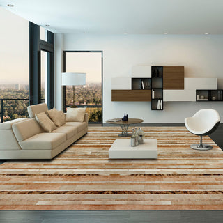 Cowhide Patchwork Rug, Kronos, Morph, 8'x10'