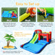 Costway Inflatable Water Slide Kids Jumping Bounce Castle Ocean Balls Excluded