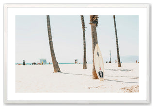 Opaque White 12" x 16" On the Shore Framed Print