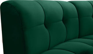 Limitless Velvet Upholstered 14-Piece Modular Sectional, Green