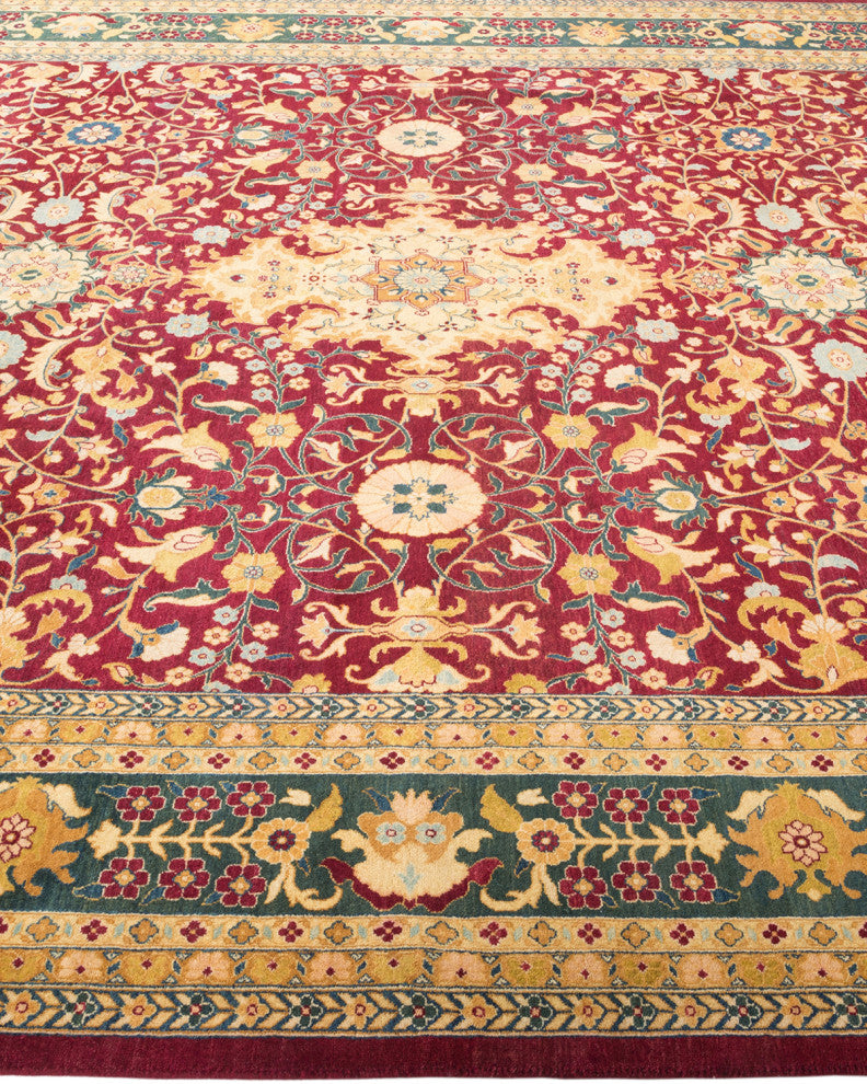 Mogul, One-of-a-Kind Hand-Knotted Area Rug Purple, 8'2"x10'0"