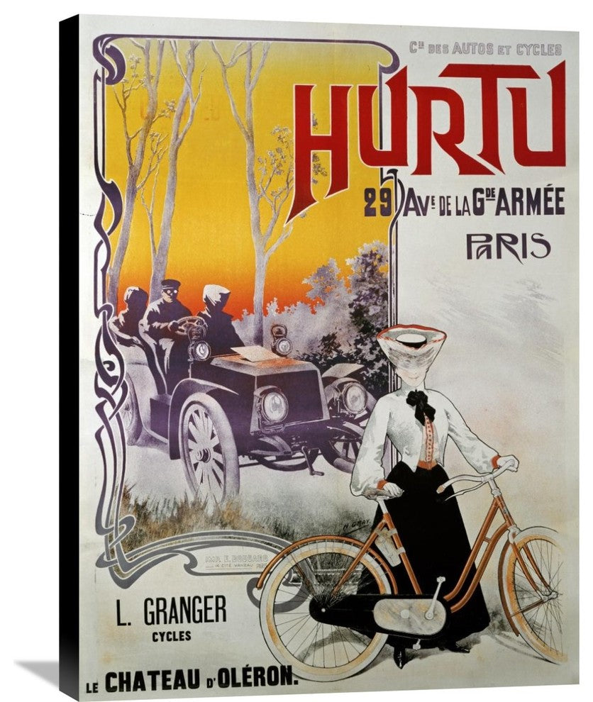"Hurtu" Stretched Canvas Giclee by H Gray, 23"x30"