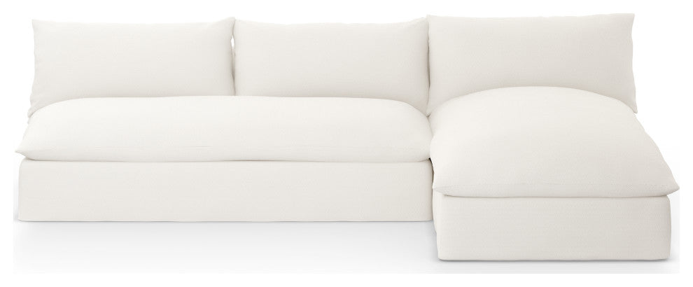 Grant Outdoor 2 Pc Sectional-Faye Cream