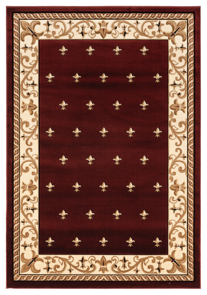 United Weavers Bristol Wington Burgundy Mat Rug 2'7x4'2