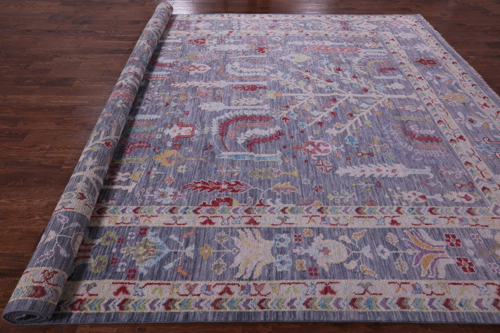 10' 3" X 13' 9" Persian Ziegler Handmade Wool Rug Q11666