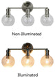 Oxa Transitional Brushed Nickel 3 Light Vanity Bath Light 22" Wide