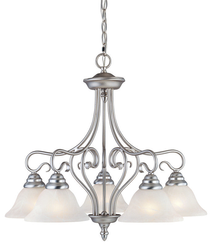 Coronado Chandelier, Brushed Nickel