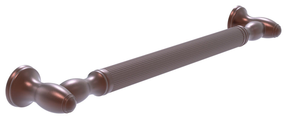 16" Grab Bar Reeded, Antique Copper