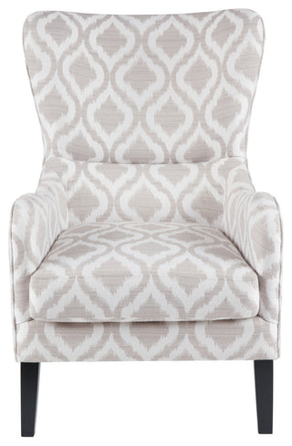 Madison Park Arianna Swoop Wing Chair,Gray/White