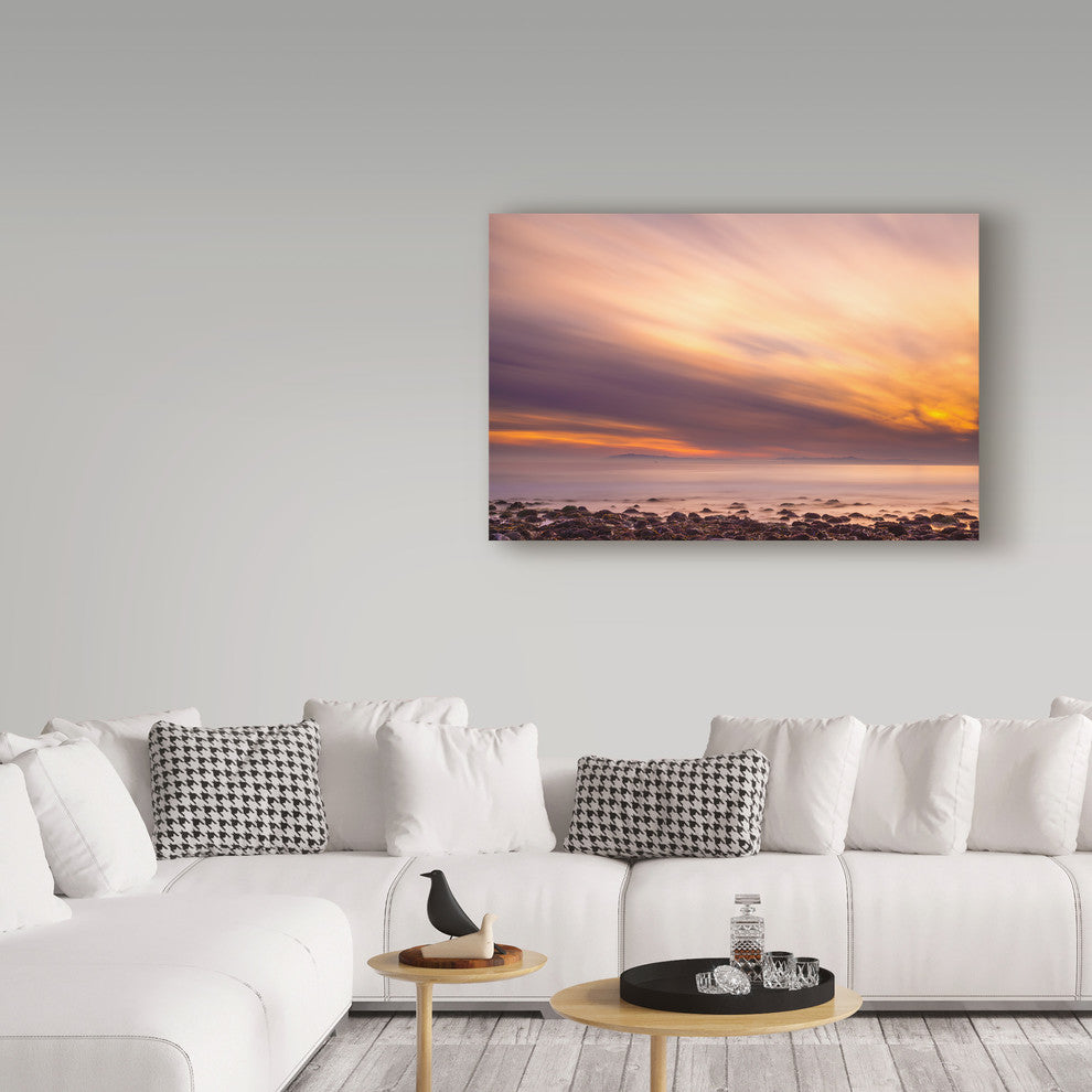 Chris Moyer ''Fire In The Sky Clouds'' Canvas Art, 47"x30"