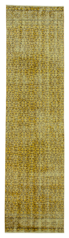 Rug N Carpet - Handwoven Turkish 2' 7" x 10' 2" Colorful Kitchen Runner Rug