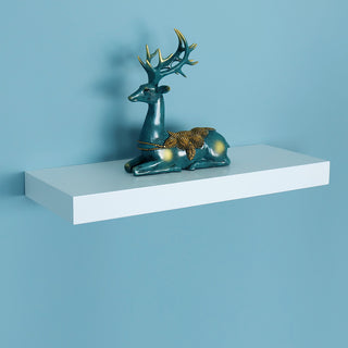 Chicago Floating Wall Shelf, White, 24"