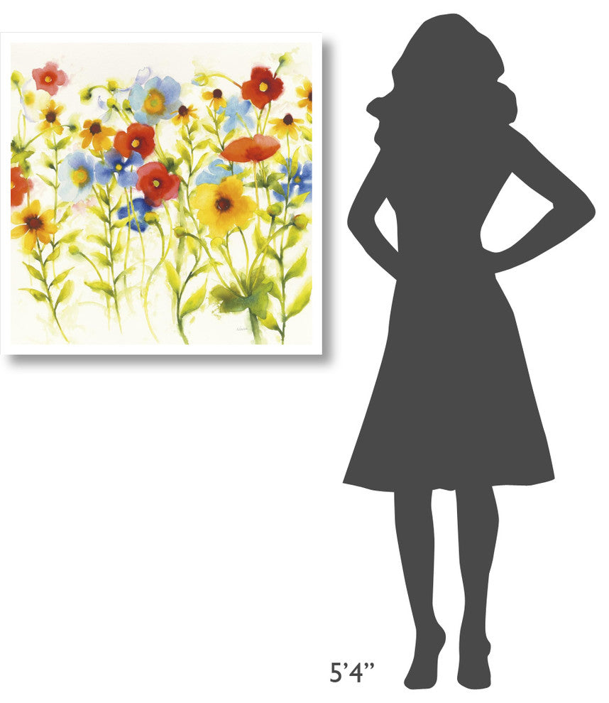 "Americana Meadow I Crop" Digital Paper Print by Shirley Novak, 32"x32"