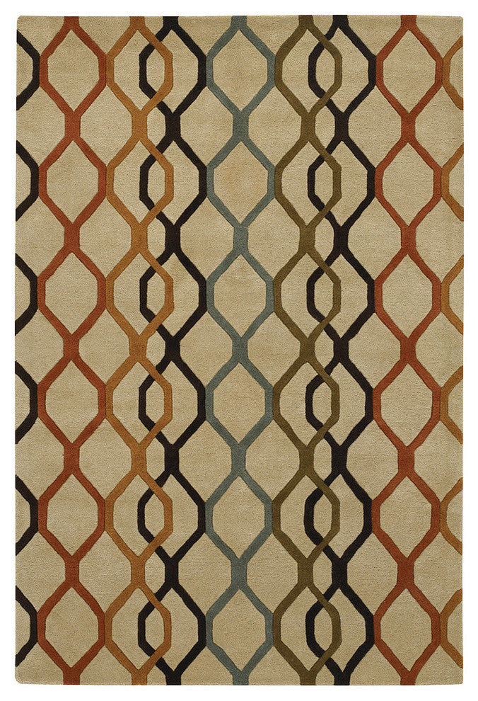 Rowe Contemporary Area Rug, 7'9"x10'6" Rectangle