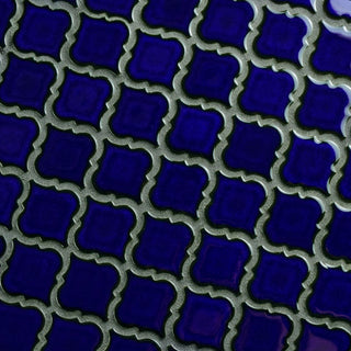 Hudson Tangier Mosaic Floor and Wall Tile, Blue Eye