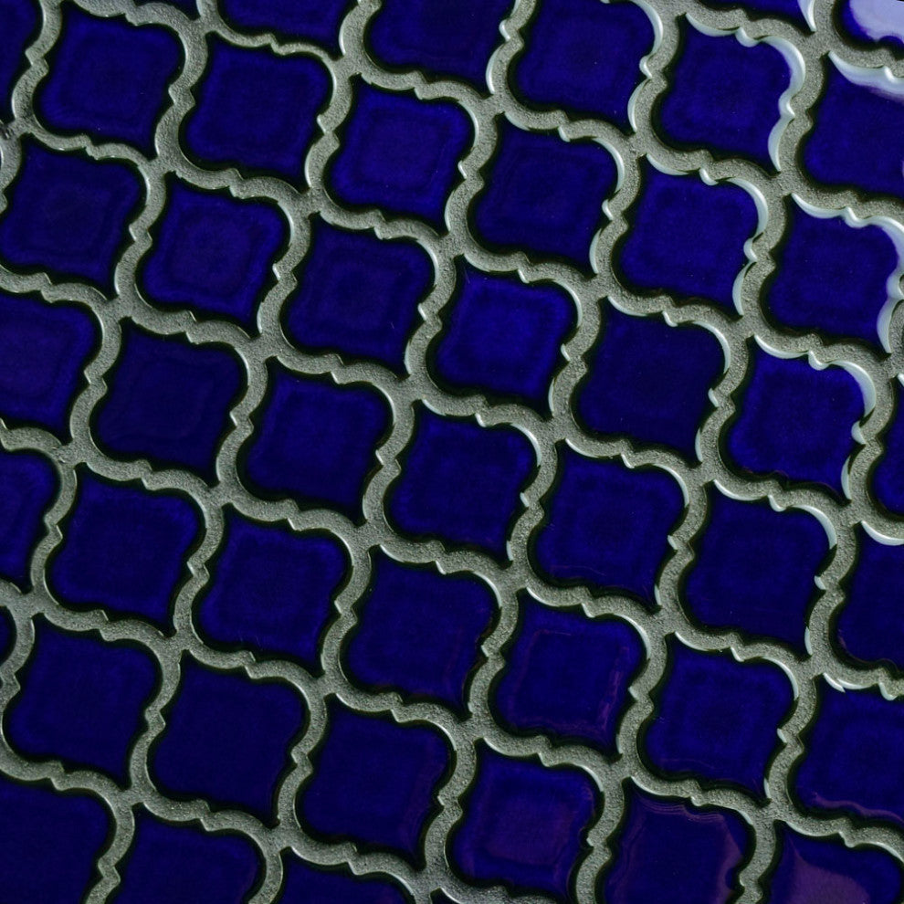Hudson Tangier Mosaic Floor and Wall Tile, Blue Eye