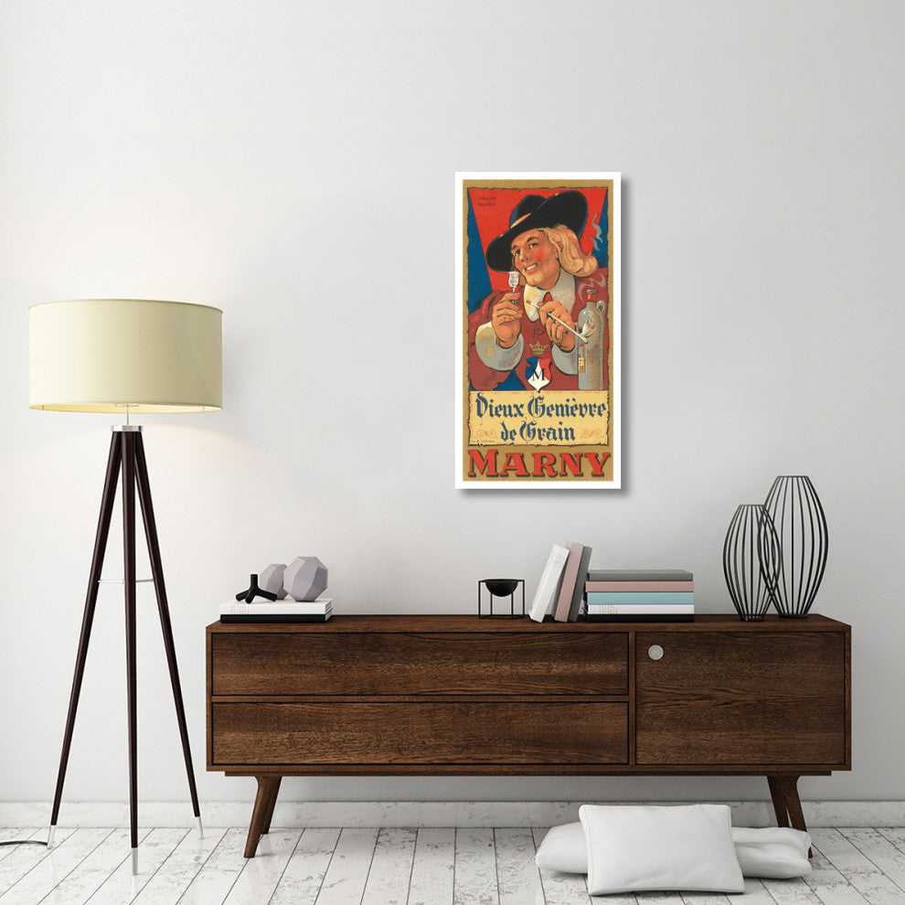 "Marny: Dieux Genievre de Grain" Digital Paper Print by Retrolabel, 22"x42"