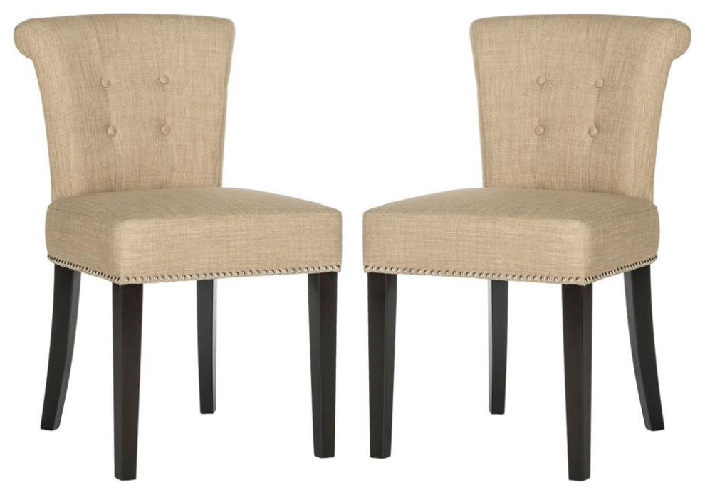 Sinclair 21'H  Ring Chair (Set Of 2)  - Silver Nail Heads, Mcr4705E-Set2