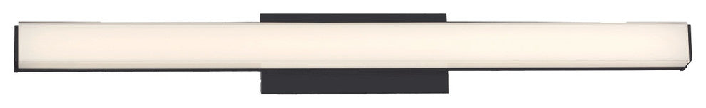 Brink LED Bathroom Vanity/Wall Light, Black, 24", 3000k
